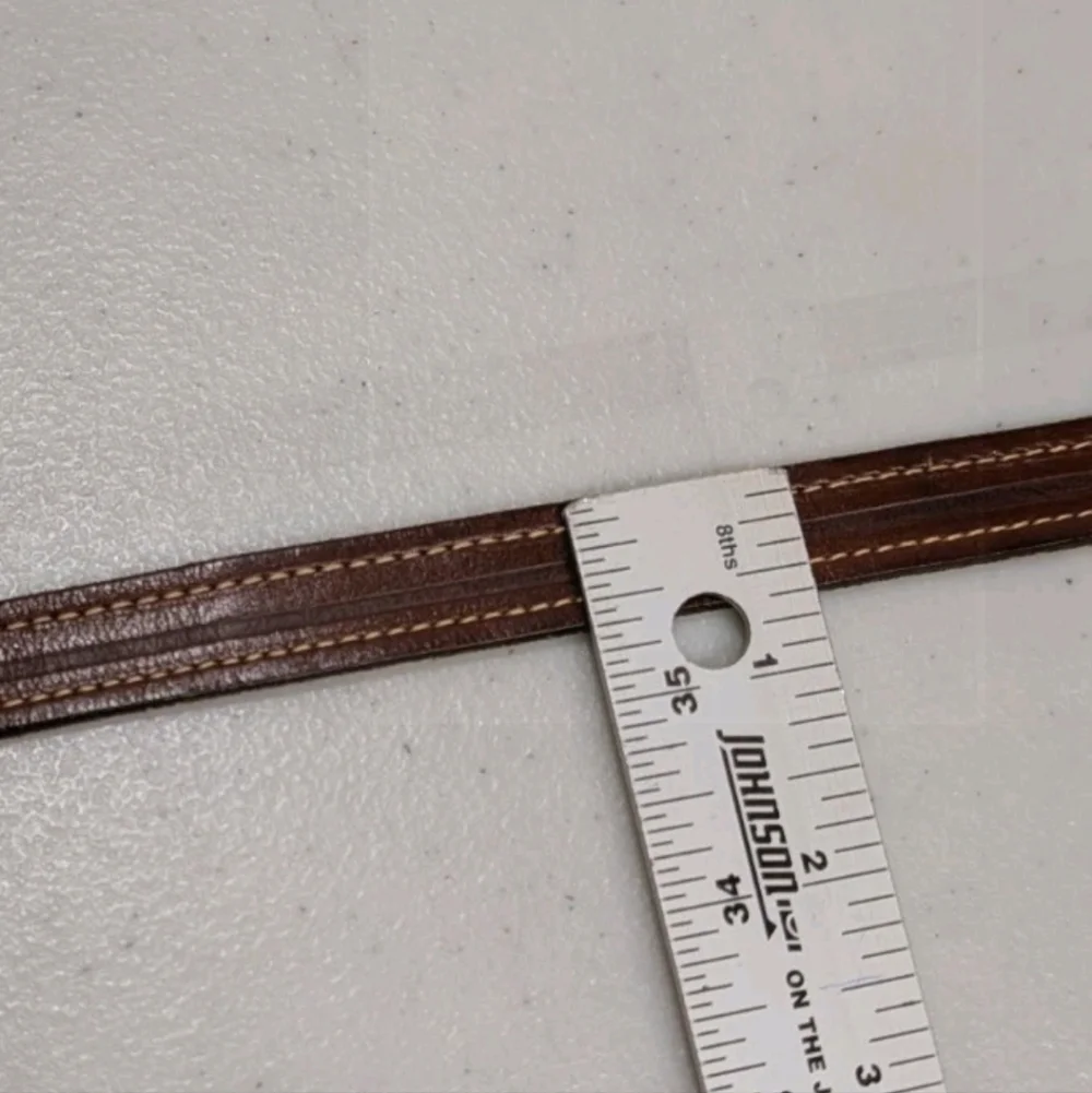 Levi's Brown Leather Belt S Classic Western 2175